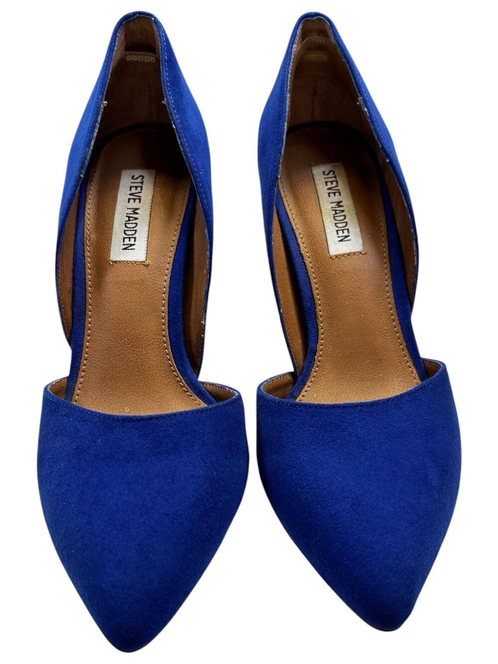 Steve Madden Varcityy Cobalt Blue Suede D'Orsay Pumps